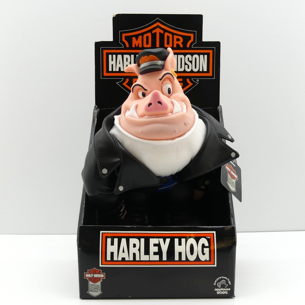 Vintage Harley-Davidson Harley Hog Pig Display Figure w/ Box New Open Box Rare